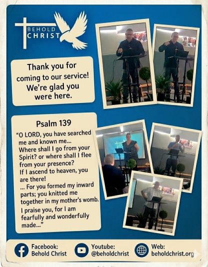 Thank you for coming to our service